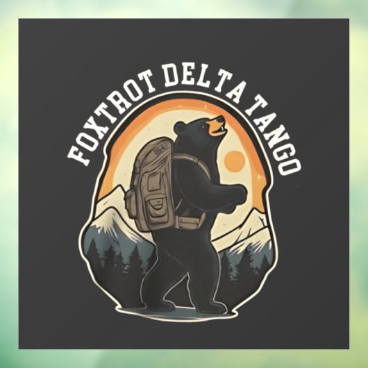 FDT Weersta Beer Foxtrot Delta Tango Raamsticker (Vel 3)