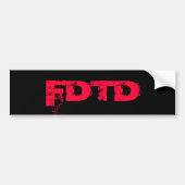 FDTD-Bumpersticker Bumpersticker (Voorkant)
