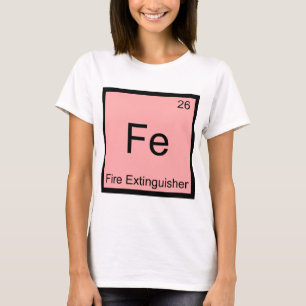 Fe - Blusser Grappige Chemie Symbool T-shirt