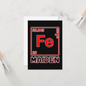Fe Maiden Iron Element FE Parody Kaart (Voorkant / Achterkant in situ)