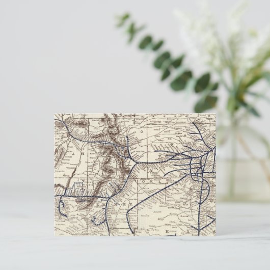 Fe van de kerstman briefkaart (Staand voorkant)