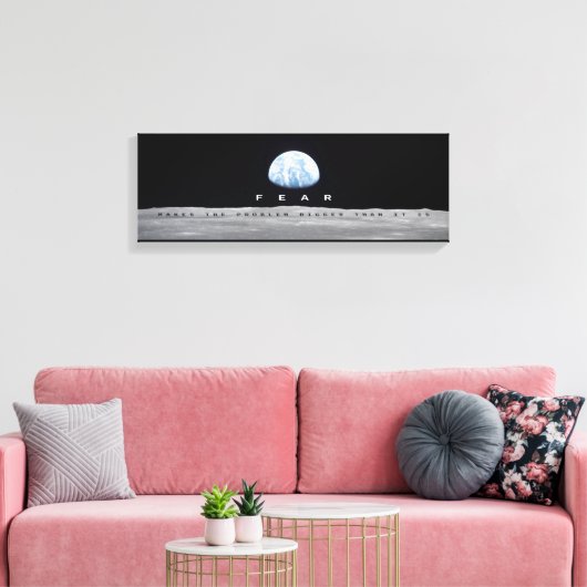 "FEAR" CANVAS AFDRUK (Insitu (Woonkamer))