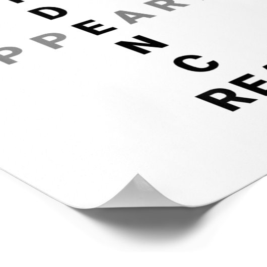 Fear False Evidence Appearing Real Motivational  Poster (Hoek)