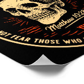 Fear God Not Mean Do Not Fear Those Kill The Body  Poster (Hoek)