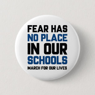 Fear Has No Place In Our Schools Ronde Button 5,7 Cm