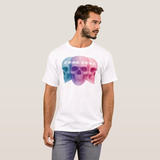 Fear Less, Fearless Skulls T-shirt (Voorkant volledig)
