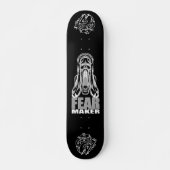 "FEAR MAKER – Horror Scream Skull Skateboard Deck" (Voorkant)