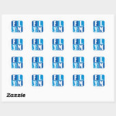 Fear Minder Yoga Meer Ronde Sticker (Vel)