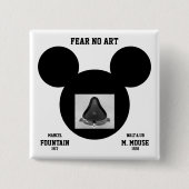 Fear No Art™ Button (Voorkant)