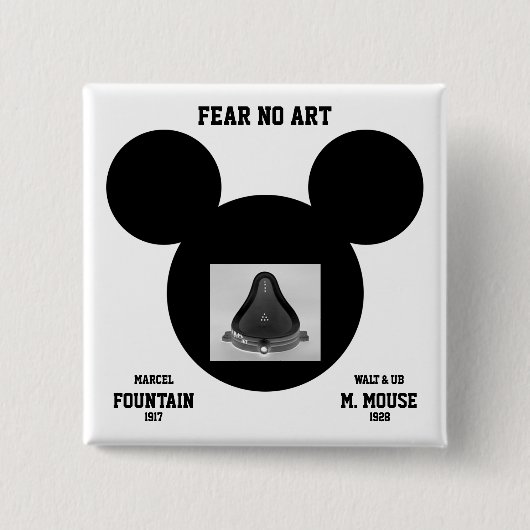 Fear No Art™ Button (Voorkant)