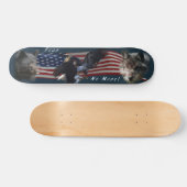 "Fear No More" Eagle, Beer, Wolf Schaats Board Skateboard (Horizontaal)