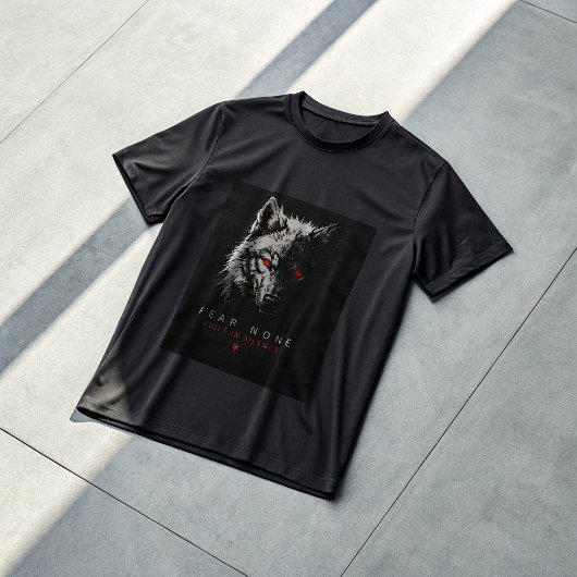 Fear None Built In Silence Wolf T-Shirt | Alpha 