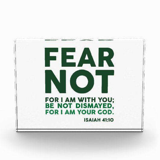 Fear not, for I am with you Fotoblokken (Voorkant)