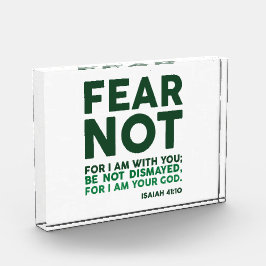 Fear not, for I am with you Fotoblokken