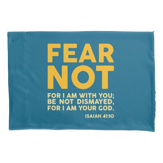 Fear not, for I am with you Kussensloop (Voorkant)