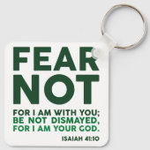 Fear not, for I am with you Sleutelhanger (Achterkant)