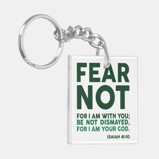 Fear not, for I am with you Sleutelhanger (Voorkant Links)