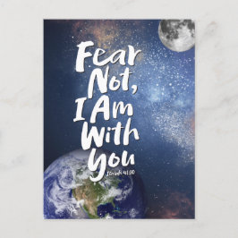 FEAR NOT, I AM with you - Christelijke Hope Isaiah Feestdagenkaart