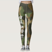 FEAR NOT, I AM with you - Isaiah 41:10 Camouflage Leggings (Voorkant)
