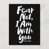 FEAR NOT, I am with you - Religieuze Hope God Jesu Feestdagenkaart (Voorkant)