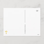 FEAR NOT, IK BEN bij je met je religieuze trouw, I Feestdagenkaart (Achterkant)