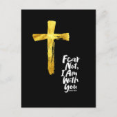 FEAR NOT, IK BEN met je Religious - Isaiah 41:10 Feestdagenkaart (Voorkant)