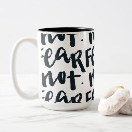 Fear not tweekleurige koffiemok