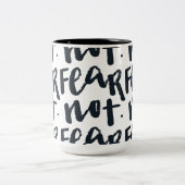Fear not tweekleurige koffiemok (Center)