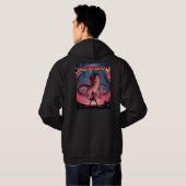 Fear Nothing – Japanese Dragon Courage Design Hoodie (Achterkant volledig)