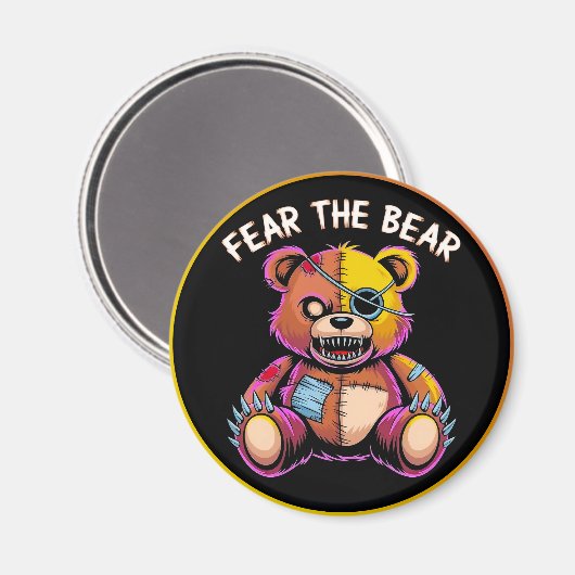 Fear the Bear Magneet (Voorkant / Achterkant)