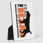 Fear the Beard - Duitse Draadhaar Fotoplaat (Zijkant)