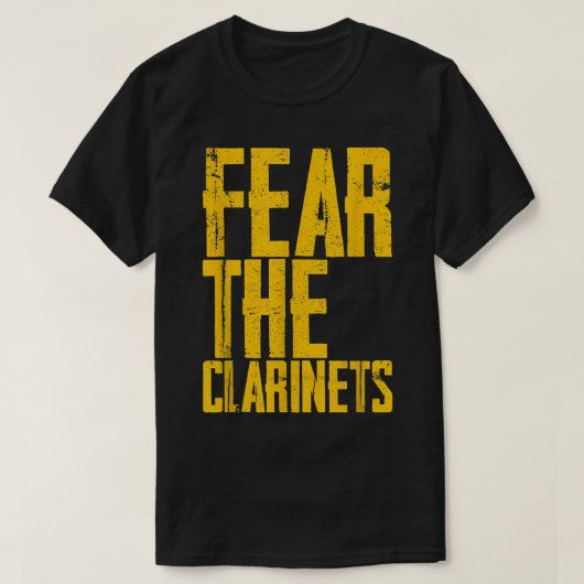 Fear The Clarinets ---2 T-shirt (Design voorkant)