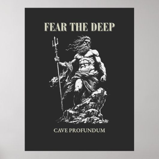 Fear the Deep – Poseidon Mythic  Poster (Voorkant)
