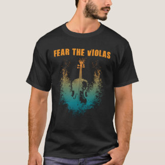 Fear The Violas speler Jazz Music Orchestra T-shirt