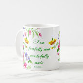 Fearful and wonderbaarlijk gemaakt koffiemok (Voorkant links)