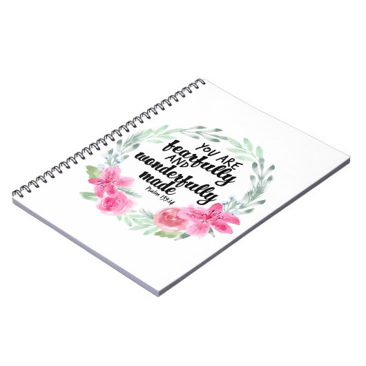 Fearful and wonderbaarlijk gemaakt notitieboek (Linkerzijde)