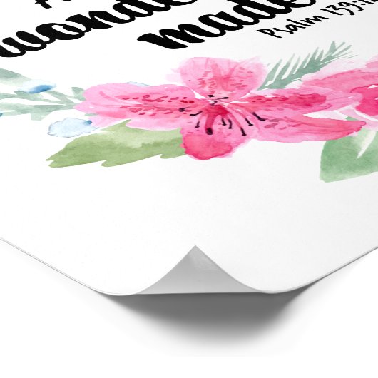 Fearful and wonderbaarlijk gemaakt poster (Hoek)