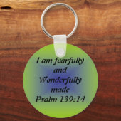 Fearful and wonderbaarlijk gemaakt sleutelhanger (Voorkant)