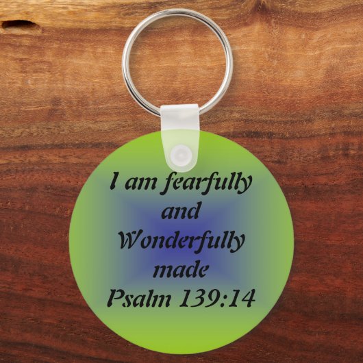 Fearful and wonderbaarlijk gemaakt sleutelhanger (Voorkant)