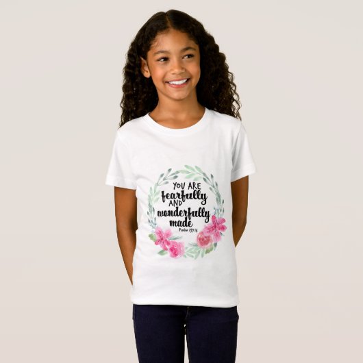 Fearful and wonderbaarlijk gemaakt t-shirt (Voorkant volledig)