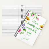 Fearful and wonderbaarlijk gemaakt tijdschrift notitieboek (Binnen)