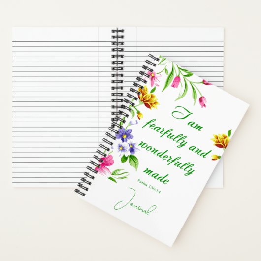 Fearful and wonderbaarlijk gemaakt tijdschrift notitieboek (Binnen)