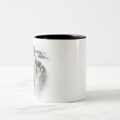 Fearful and wonderbaarlijk gemaakt tweekleurige koffiemok (Center)