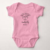 Fearful and Wonderful Made, Baby Girl Jumpsuit Romper (Voorkant)