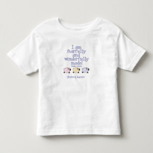 Fearful and Wonderful Made - Blue Personalized Kinder Shirts