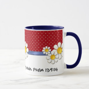 Fearful and Wonderful Made Denim Stippen..Daisies Mok