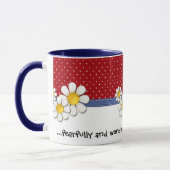 Fearful and Wonderful Made Denim Stippen..Daisies Mok (Links)