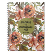 Fearful and Wonderful Made Floral Notitieboek (Voorkant)