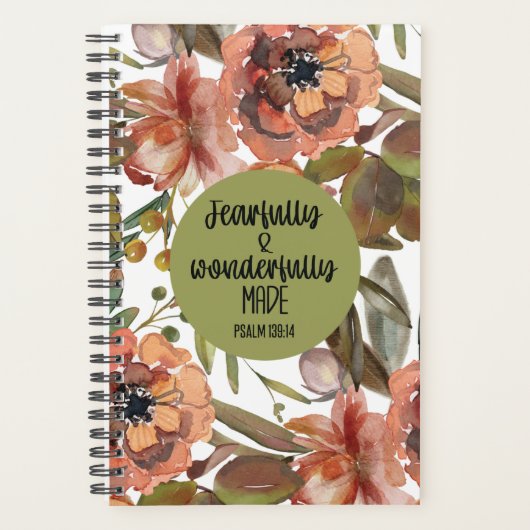 Fearful and Wonderful Made Floral Planner (Voorkant)