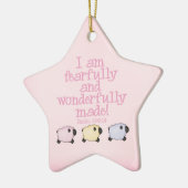 Fearful and Wonderful Made - Roze Keramisch Ornament (Links)